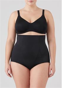Waist and Tummy Support High Waisted Shaper Brief (Black)